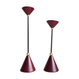 Deux chandeliers postmodernes