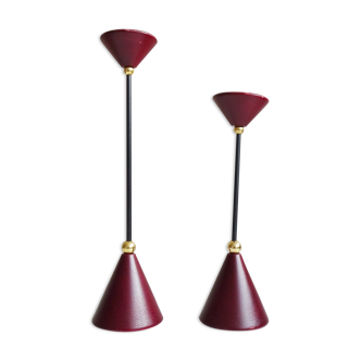 Deux chandeliers postmodernes
