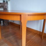 Danish extendable round table 1960