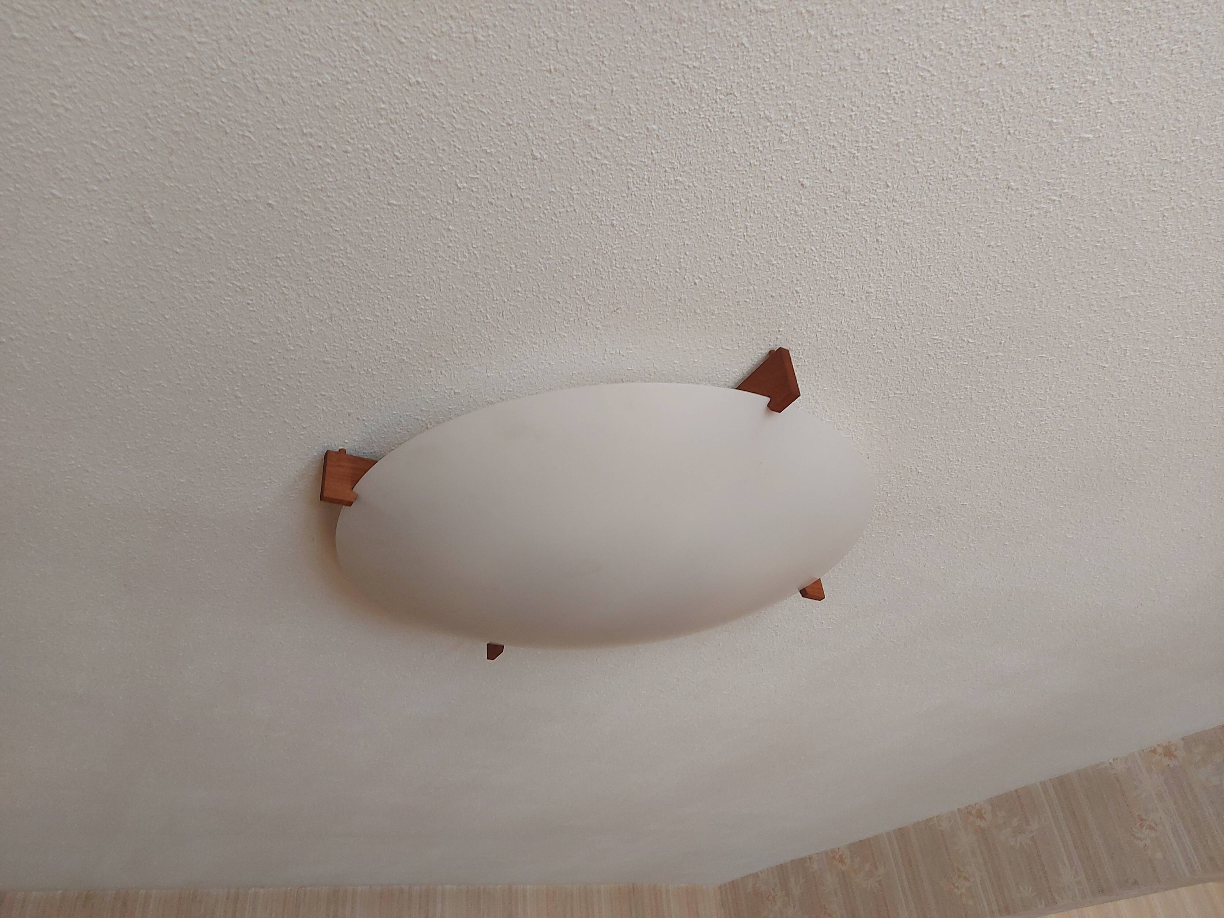 Plafonnier, lustre design Scandinave Osten Kristiansson pour Luxus
