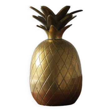 Bougeoir ananas laiton