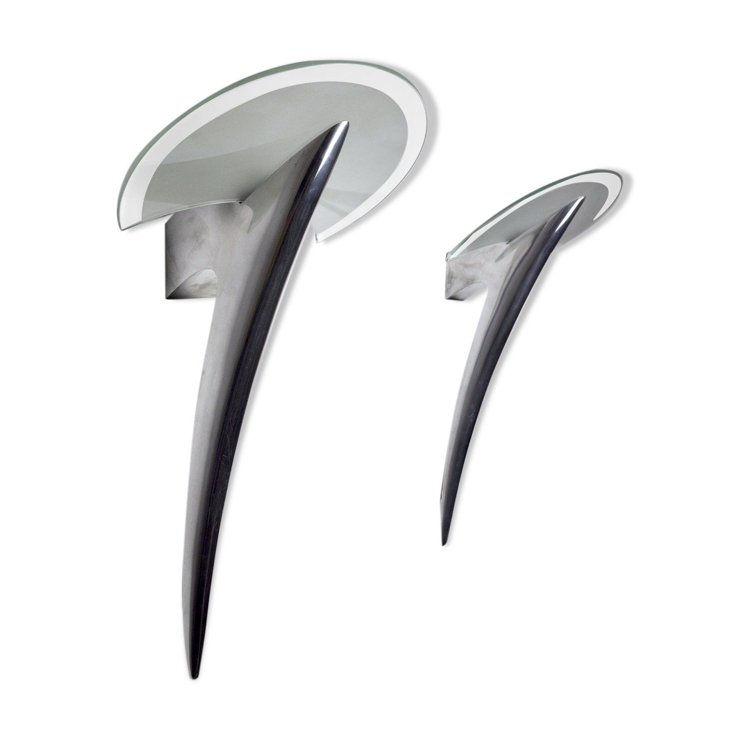 Pair of wall lamps Metalarte, 1970, Spain