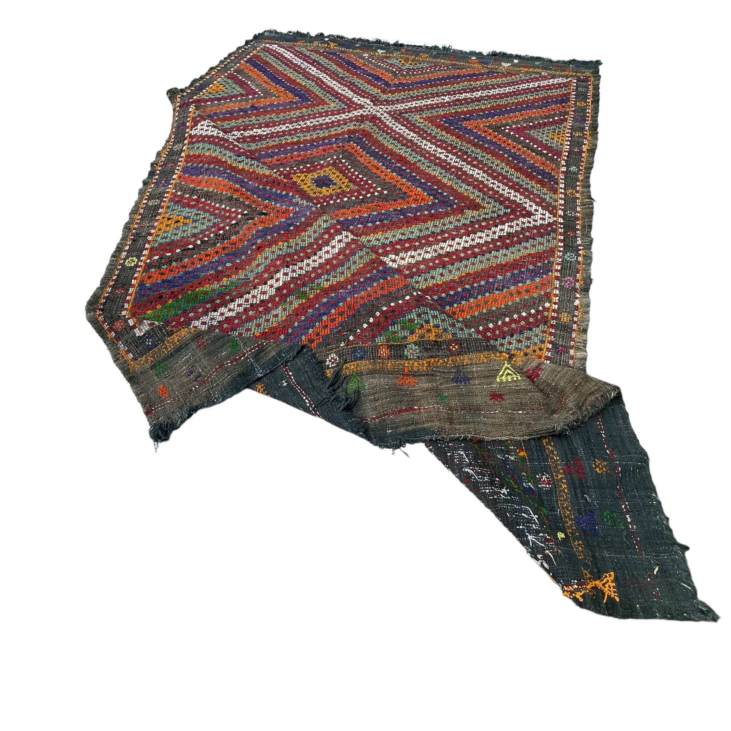 Vintage turkish kilim rug , 295 x 197 cm