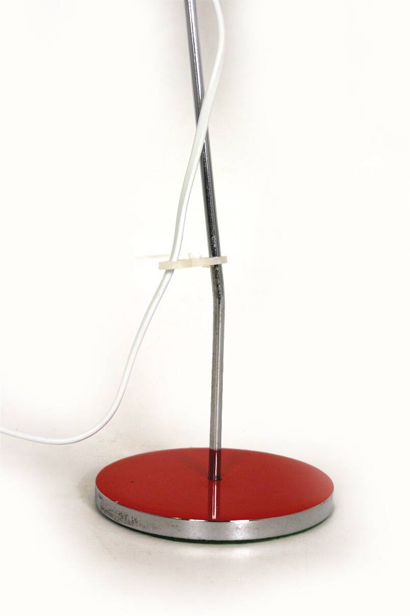 Red Table Lamp by Josef Hurka for Lidokov, 1970s