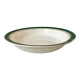 hollow dish Digoin Sarreguemines model "Martine" green and golden 50s