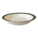 hollow dish Digoin Sarreguemines model "Martine" green and golden 50s