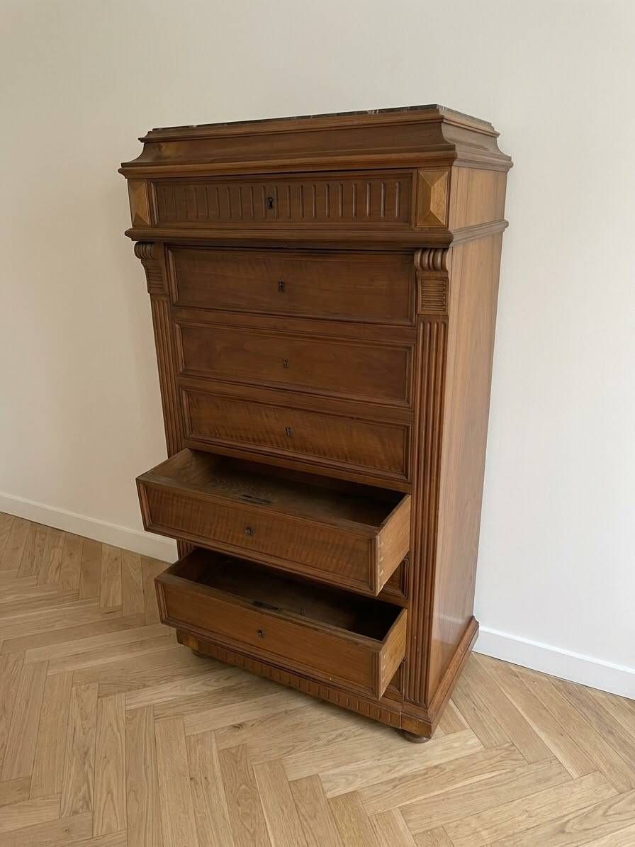 Napoleon III solid wood office secretary