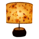 Lampe à poser avec fleurs naturelles