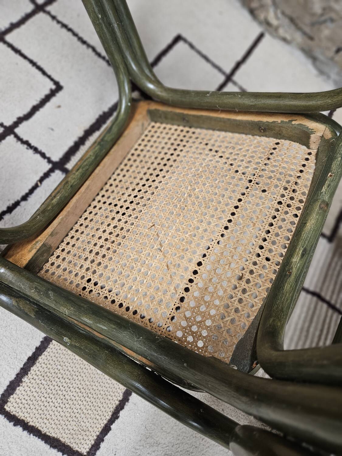 Chaise bambou canage style Breuer 1980"