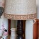 Turned wooden lamp bintahe