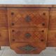 Commode Louis XVI estampillée en marqueterie Faubourg Saint Antoine