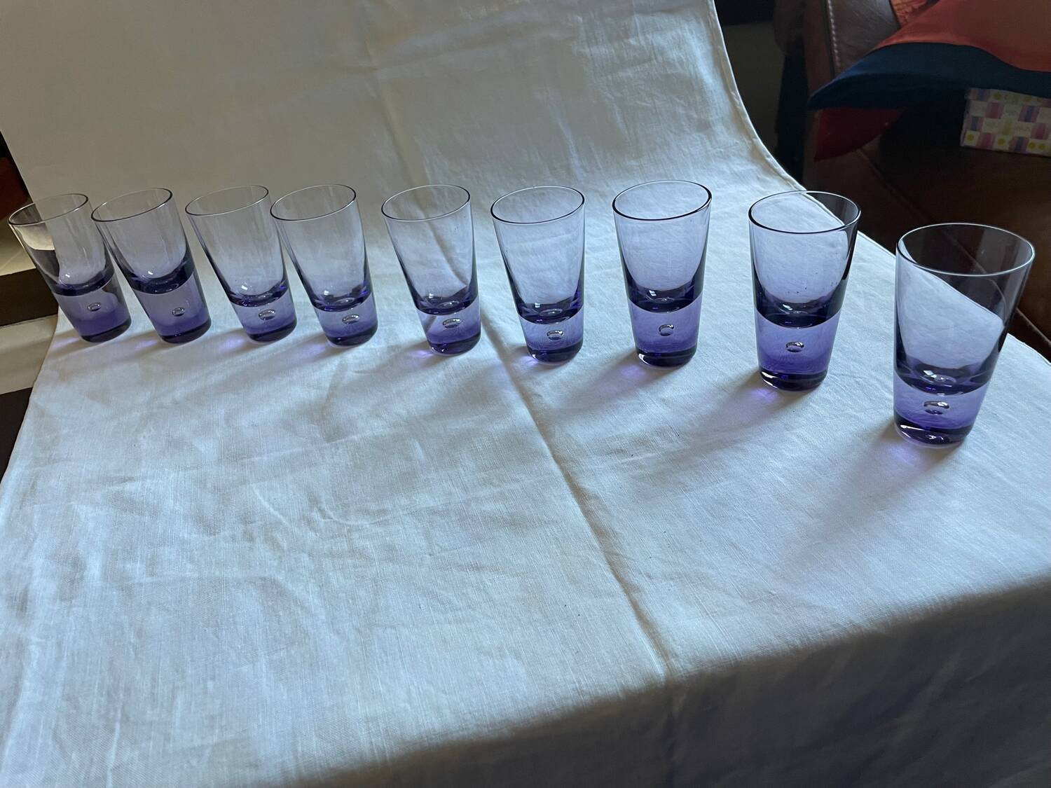 Vintage Purple Bubble Shots