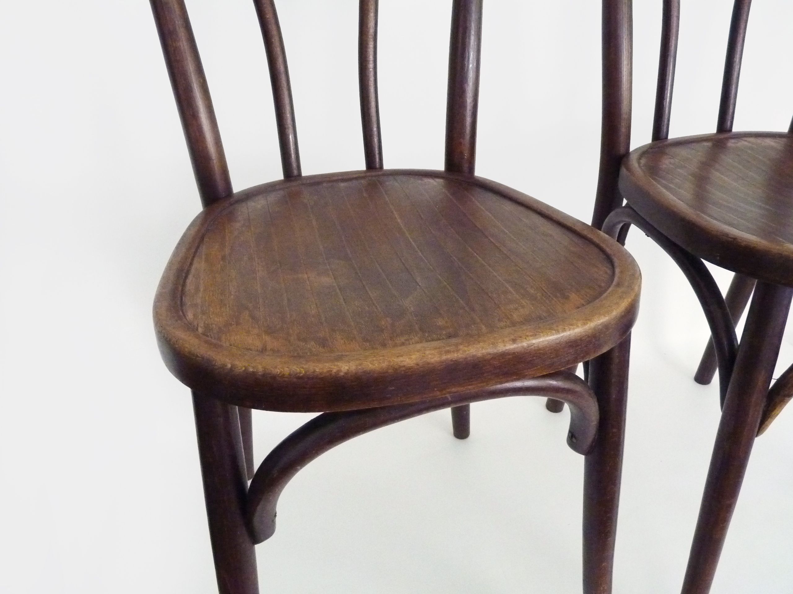 Pair of bistro chairs by Baumann furniture/Ducreuzet Montluçon. Year 30