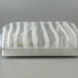 1960s/70s Wall Lamp Peill & Putzler Germany Glass & Metal Space Age Design