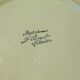 Set of 3 St Clément flower slip plates