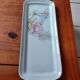 Porcelain cake dish the swallow