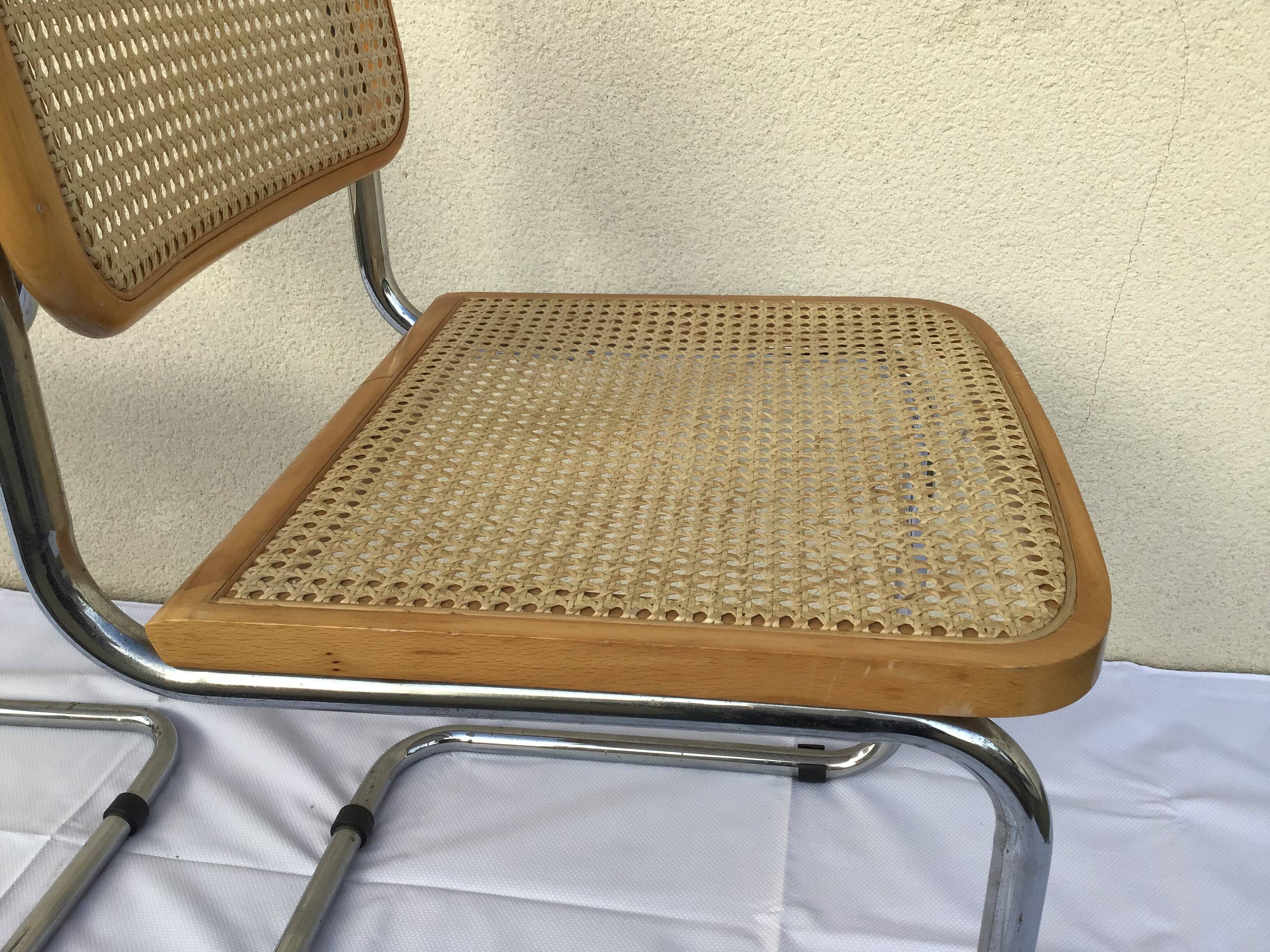 Pair of Marcel Breuer B32 chairs