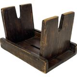 Antique stool footstool 1940s wooden plant table