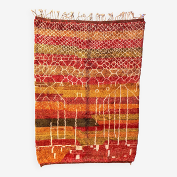 Colorful Beni M'Rirt Moroccan rug - 217 x 302 cm