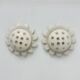 Set of 2 Emil Stejnar wall lamps with flower crystals, 1950s Vienna