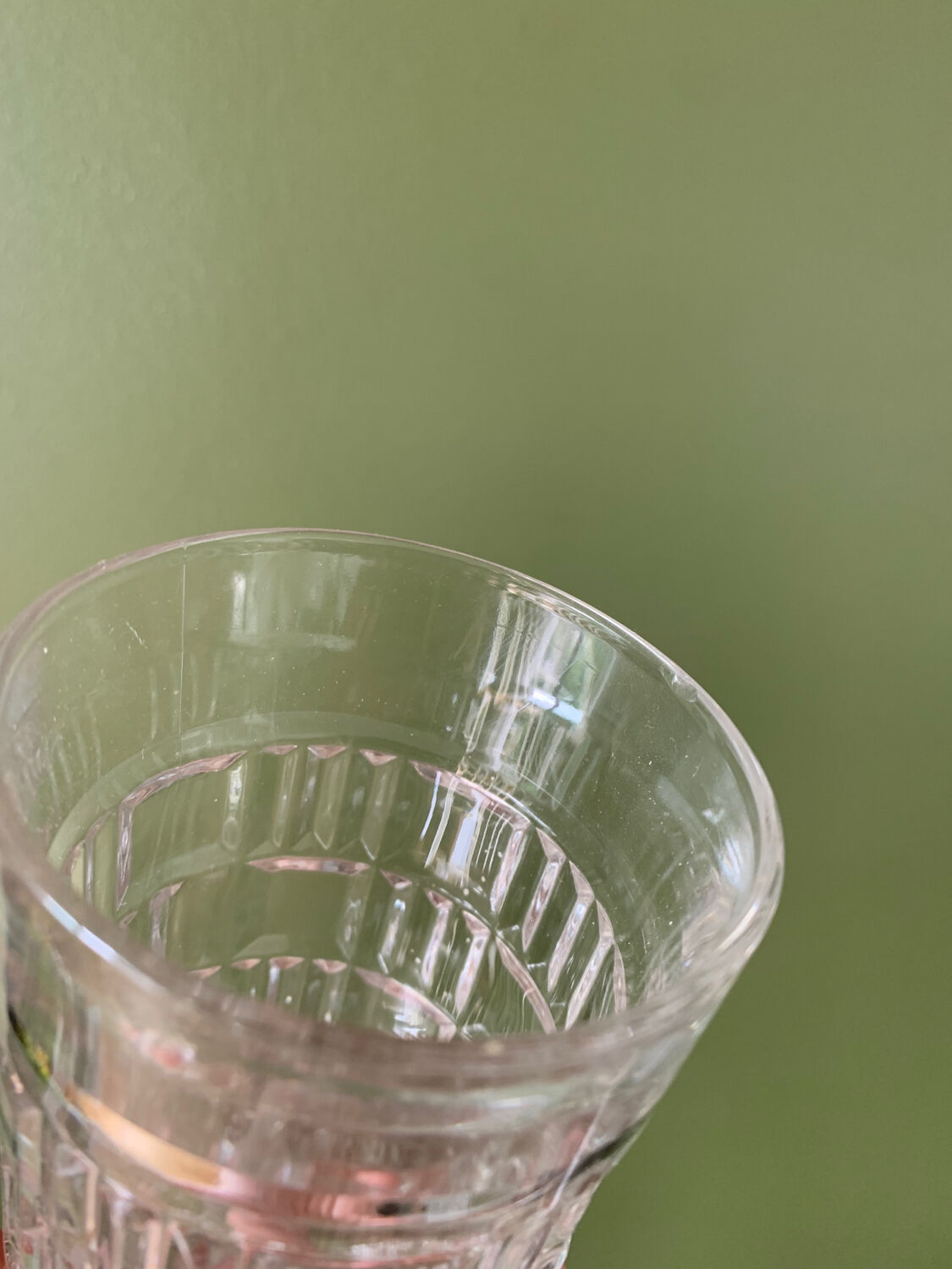 Orange juice glasses