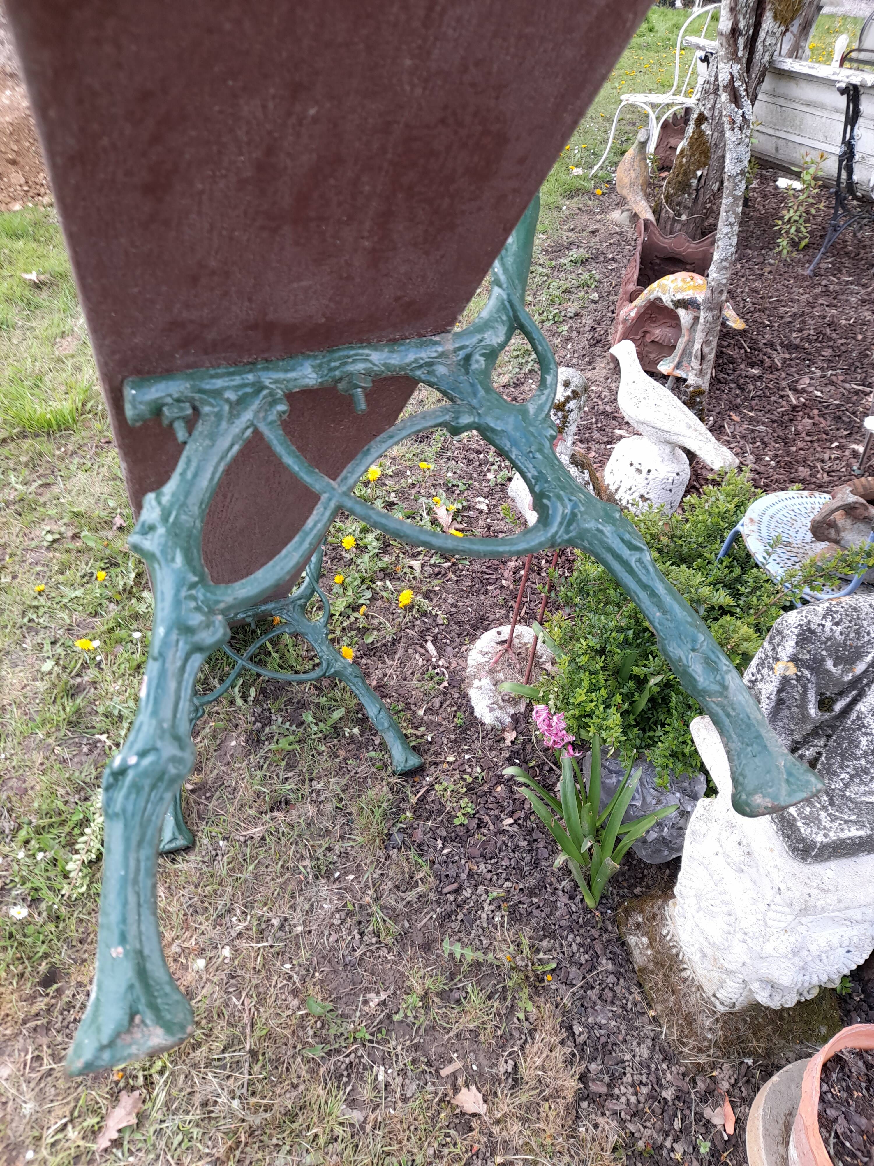 Cast-iron garden bench 1900