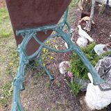 Cast-iron garden bench 1900