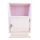 Petit chevet art déco rose