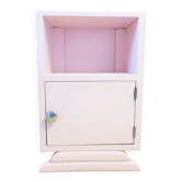Petit chevet art déco rose