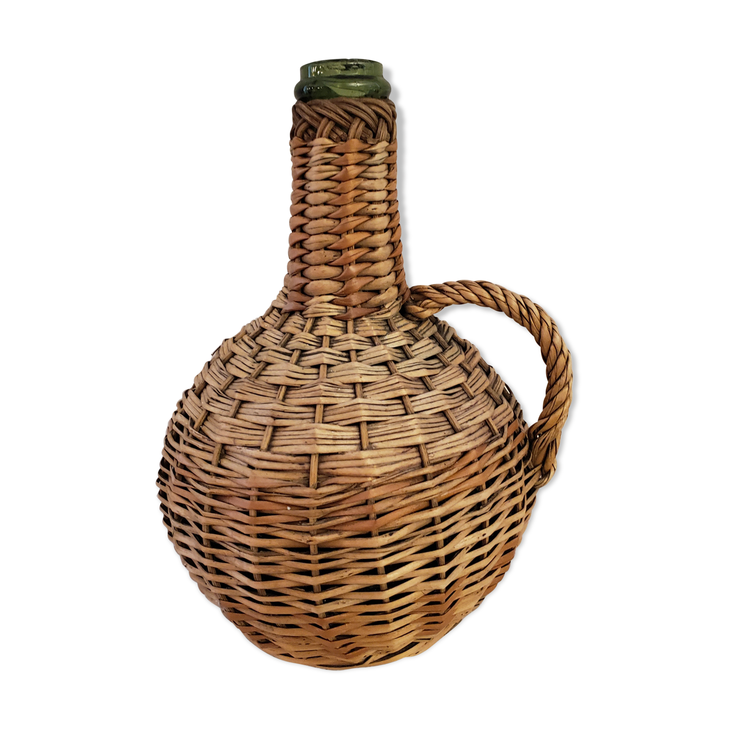 Wicker bottle