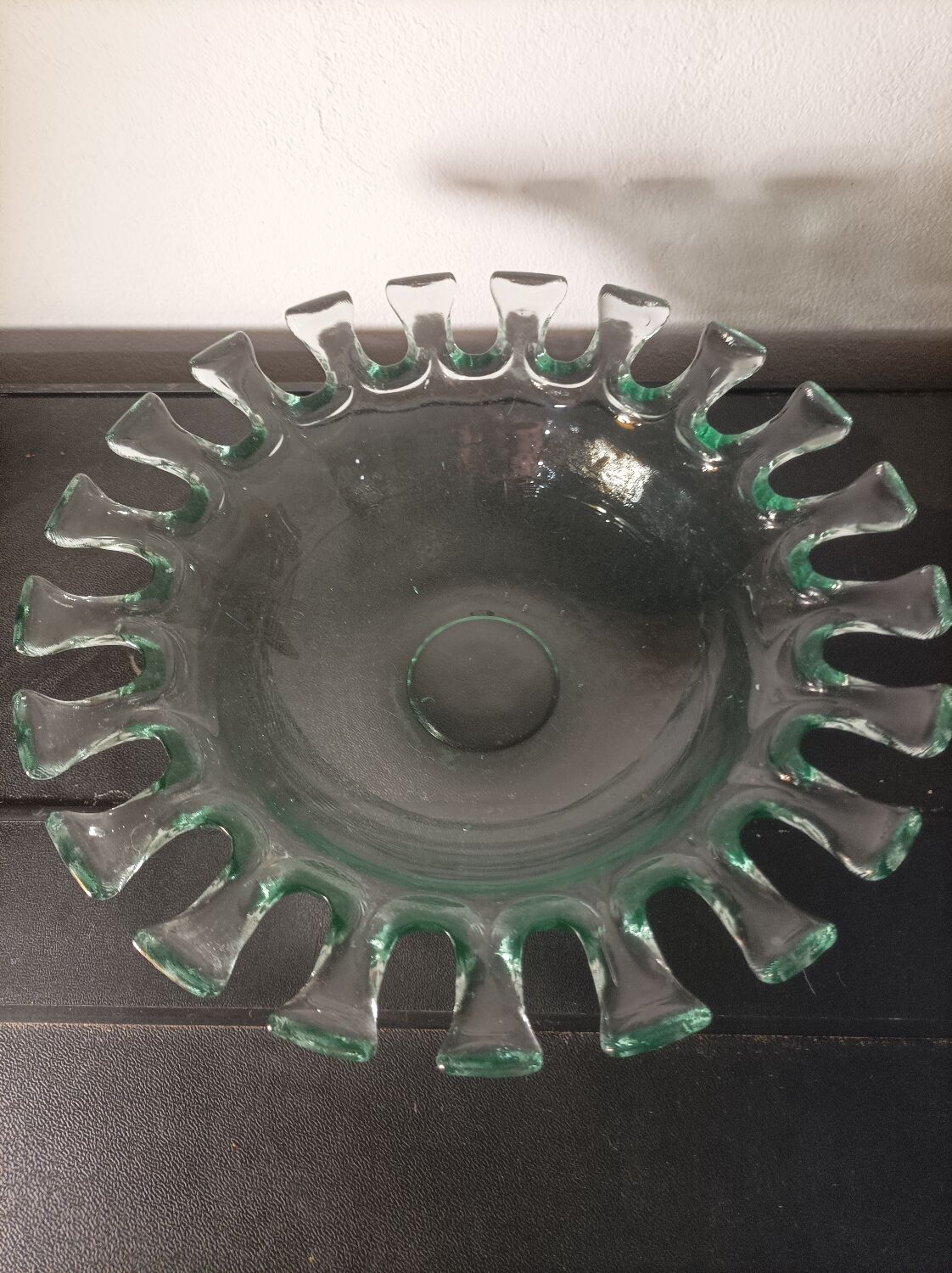 Vintage design glass cup