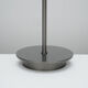 Pair of postmodern lamps in glass and metal circa 1980