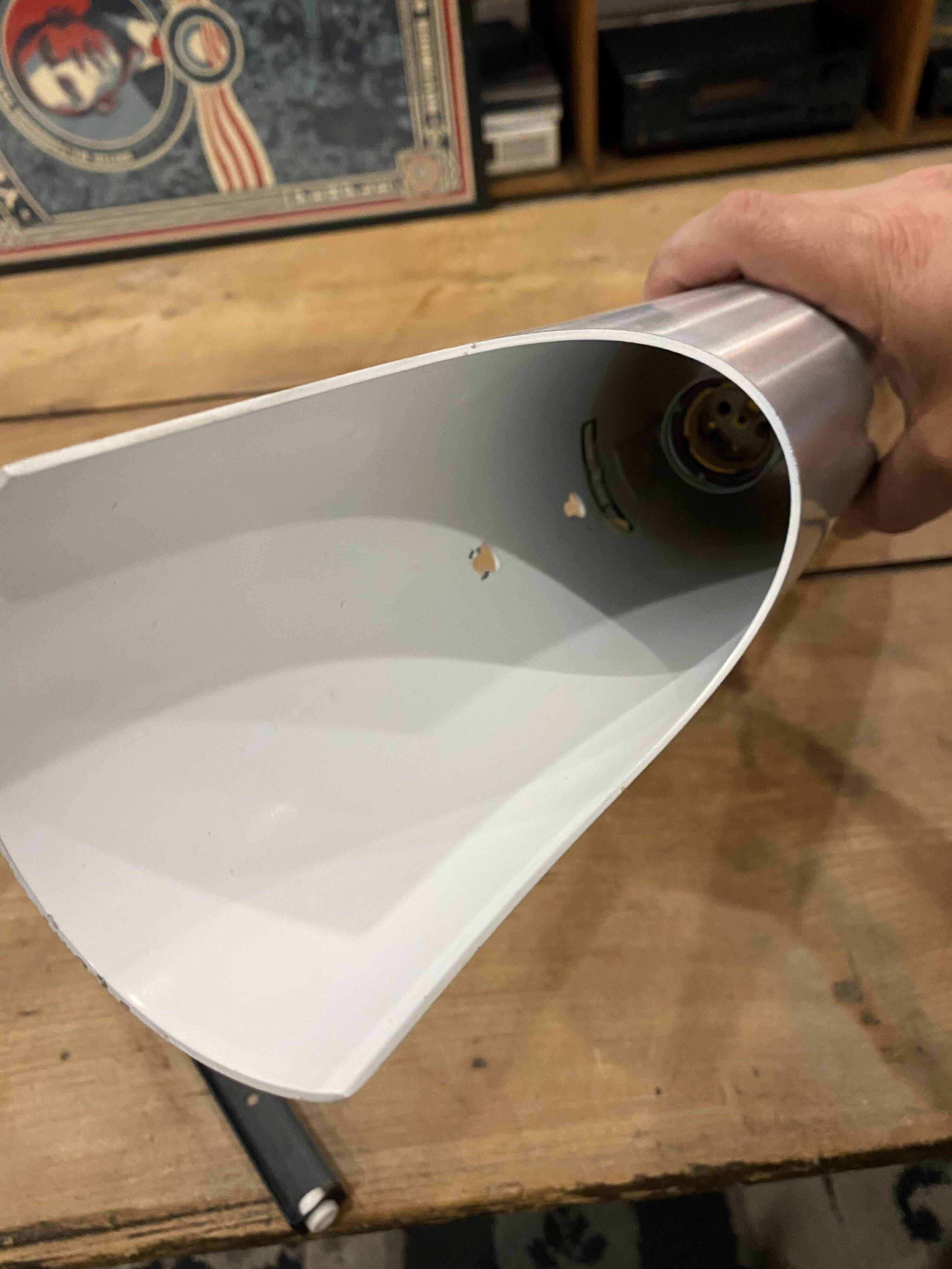 Wall lamp n2 Sconce Fuga XXL 60cm Aluminum Raak Komulainen 1970 vintage