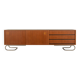 60s Sideboard with Drawers, Bauhaus Style
