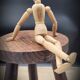 Low stool tripod feet pencil