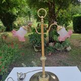 Bronze and brass table lamp