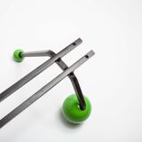 Coat rack 6 balls restored