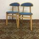 Chaises scandinaves années 80