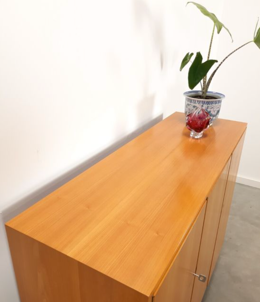 Vintage wooden wardrobe