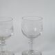 Set of 6 mismatched 19th century wine glasses