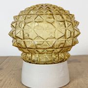 Vintage White Porcelain Ceiling Light, 1970s
