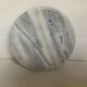 Empty pocket ashtray gray white marble