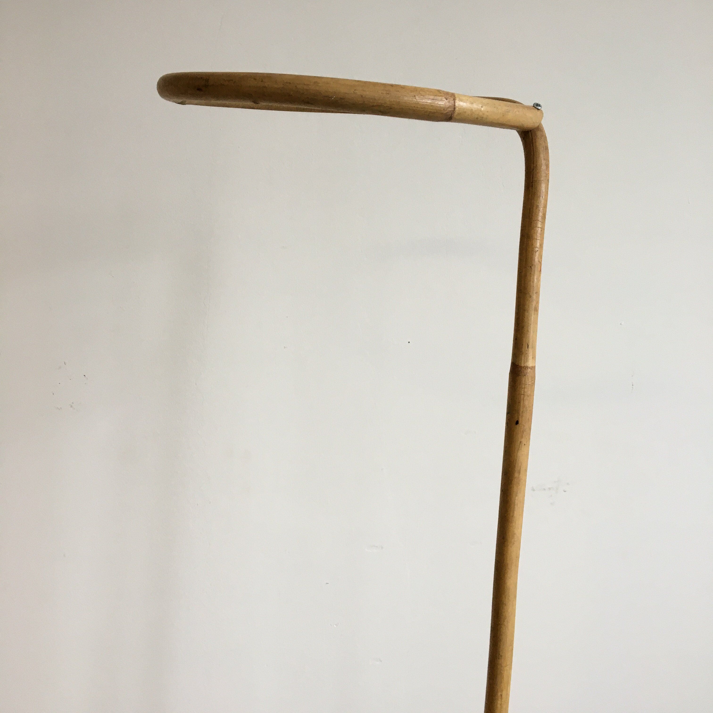 Vintage rattan cradle