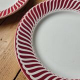 Two Jaquot Digoin Sarreguemines flat plates