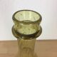 Vase 32 cm en verre bullé vert