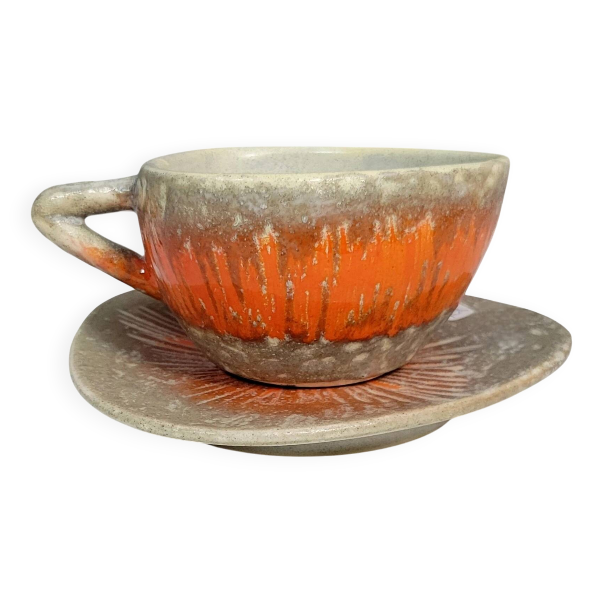 1930s ceramic cup and saucer