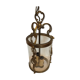 Old lantern in bronze and glass