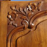 Walnut wardrobe in Louis XV style