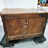 Commode en noyer d'époque Empire