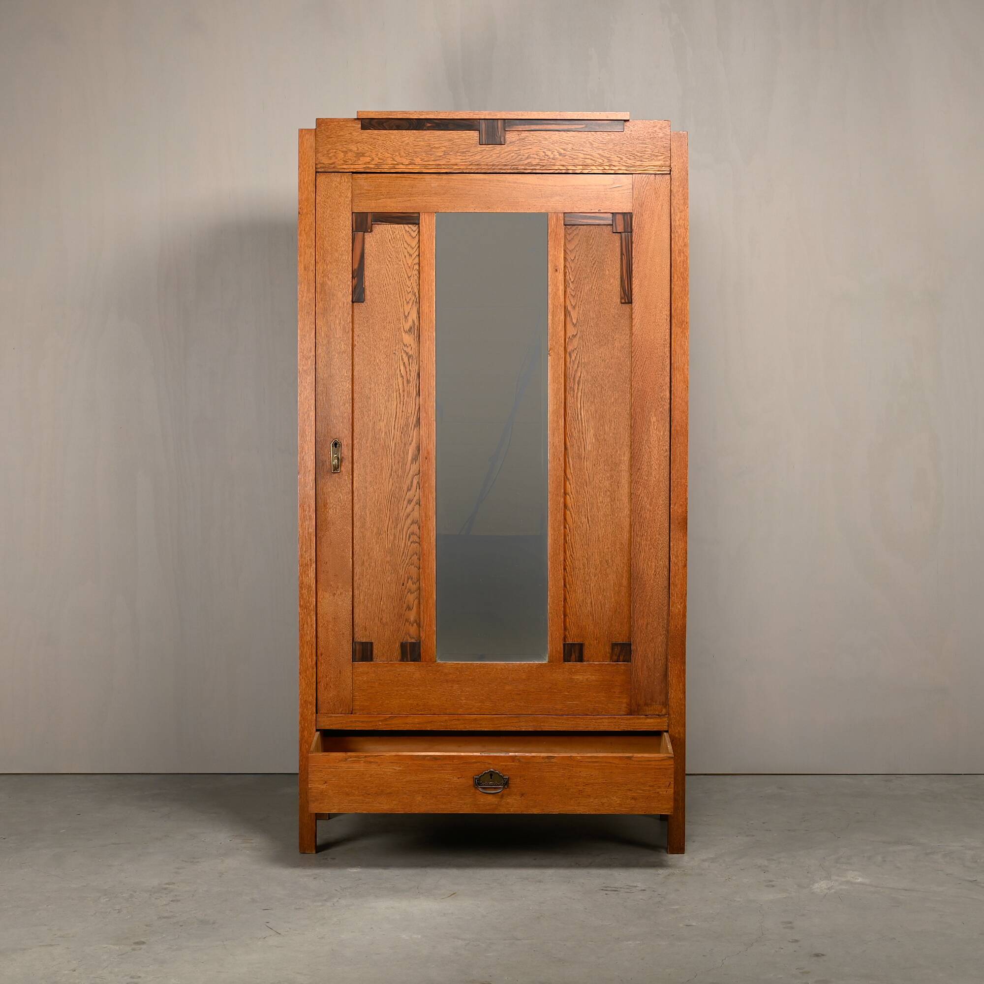 Art Deco Amsterdam School Armoir or Wardrobe, 1930